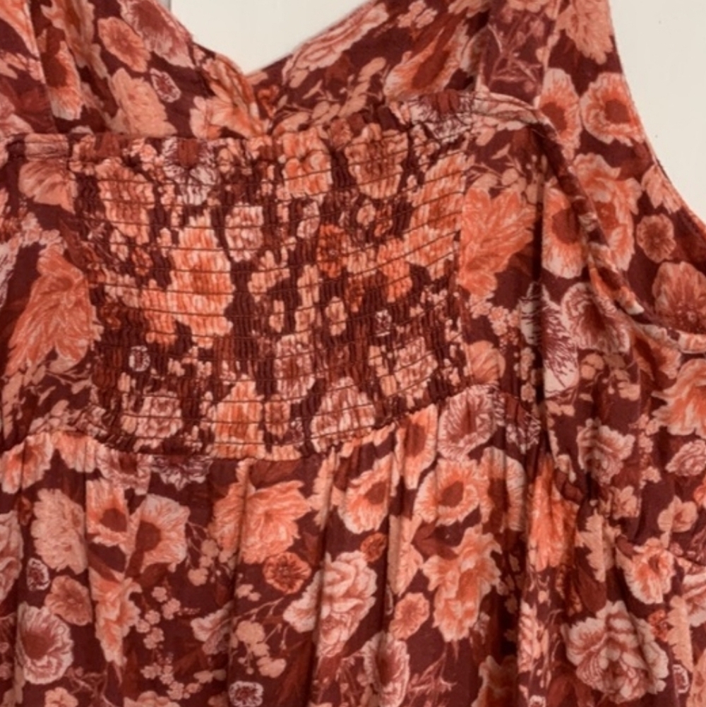 Sonoma Red Floral Maxi Dress - Picture 4 of 6